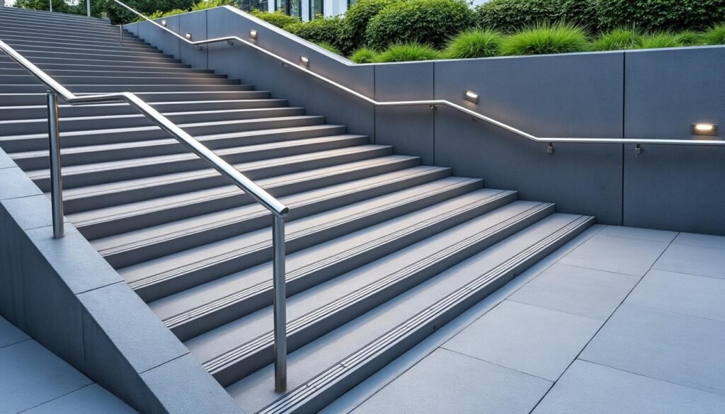 découvrez les normes essentielles d'accessibilité et de sécurité pour les escaliers extérieurs afin d'assurer confort et protection à tous.