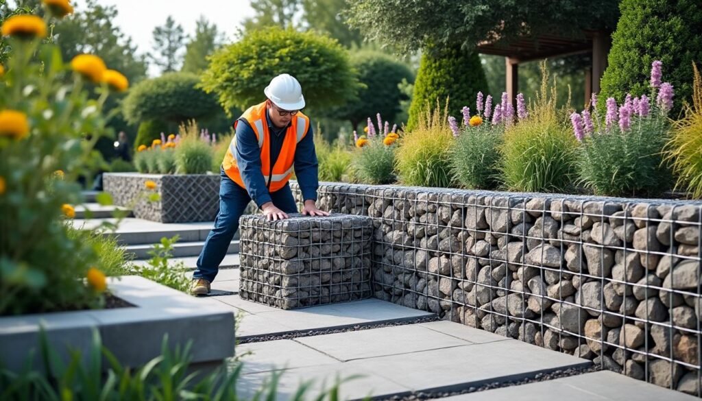 découvrez comment les gabions allient esthétique, isolation phonique efficace et respect des règles d'installation pour vos aménagements extérieurs.