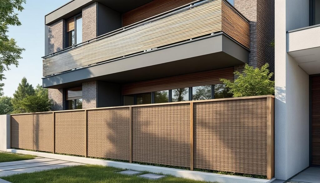 découvrez si l'installation de brise-vue et canisses constitue une modification de façade et quelles sont les règles d'urbanisme à respecter.