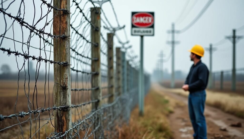 découvrez ce que la loi autorise ou interdit concernant l'installation de fil barbelé et de clôtures électriques pour sécuriser votre propriété en toute légalité.