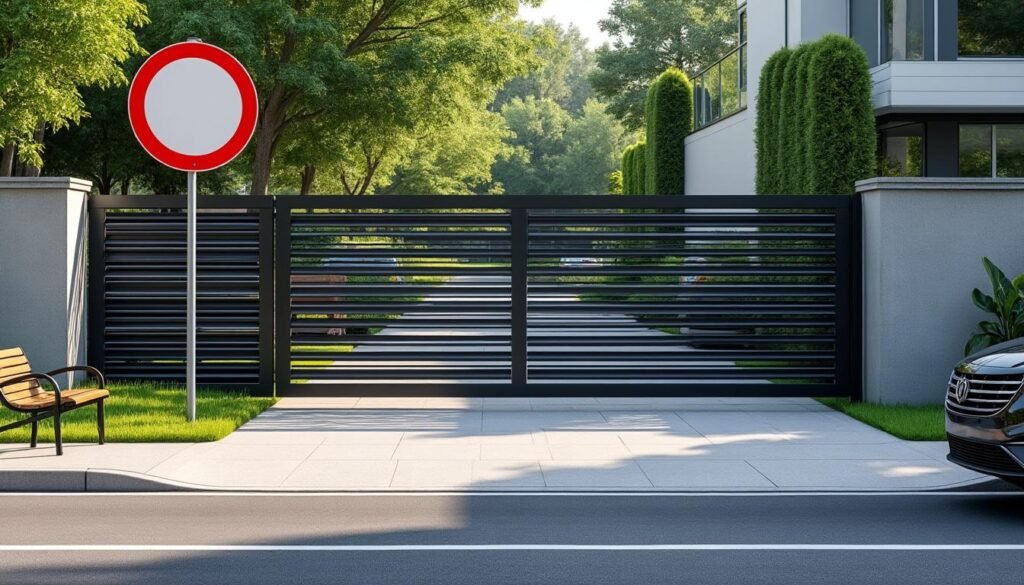 découvrez les risques d'amende liés à un portail empiétant sur la voie publique et comment éviter les sanctions.