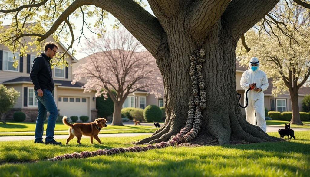 découvrez vos obligations légales pour protéger les animaux du quartier contre les chenilles processionnaires et prévenir les risques liés à leur présence.