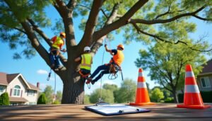 Élagage des grands arbres : les prix moyens et les assurances nécessaires.