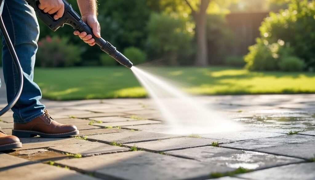 découvrez nos conseils pour nettoyer vos dalles de terrasse avec un nettoyeur haute pression sans les abîmer et préserver leur beauté durablement.