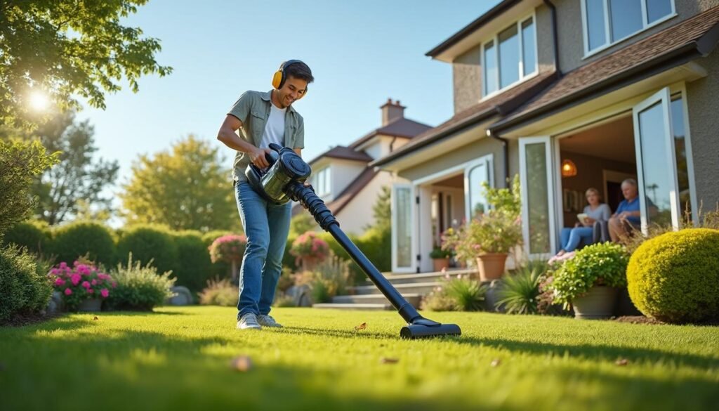découvrez comment utiliser un aspirateur-souffleur efficacement tout en respectant le calme de vos voisins grâce à nos conseils pratiques et astuces silencieuses.